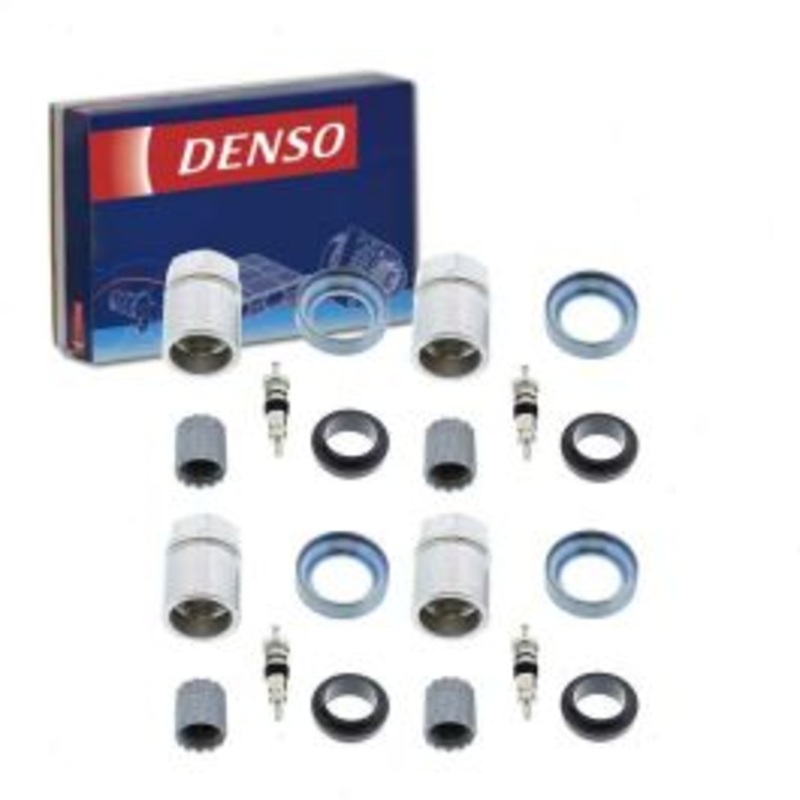 4 pc DENSO TPMS Sensor Service Kits for 2011-2014 Nissan Cube