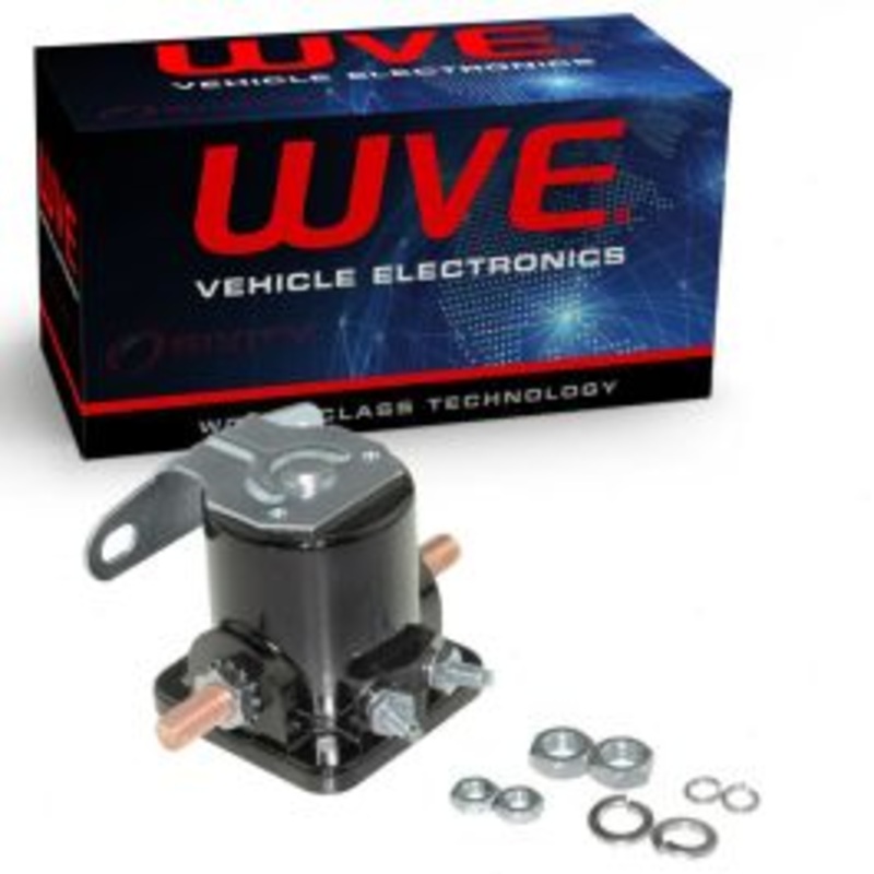 Wells WVE Starter Relay for 1953-1985 Ford Bronco Bronco II Country Sedan Country Squire Courier Sedan Deli 1.6L 2.3L 2.8L 3.3L 3.5L 3.6L 3.7L 3.8L 3.9L 4.1L 4.3L 4.4L 4.5L 4.7L 4.8L 4.9L 5.0L 5.8L 6.4L 6.6L 7.0L 7.5L L4 L6 V6 V8