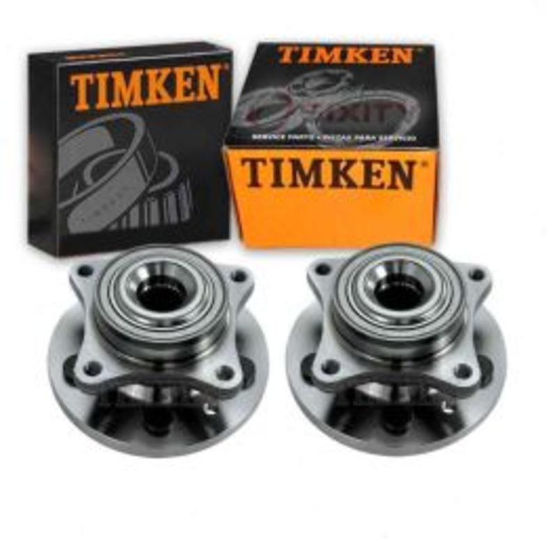 2 pc Timken Front Wheel Bearing Hub Assemblys for 2010-2016 Land Rover LR4