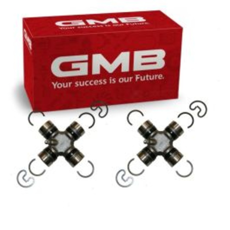 2 pc GMB Front Shaft All Universal Joints for 1991-1994 GMC Sonoma
