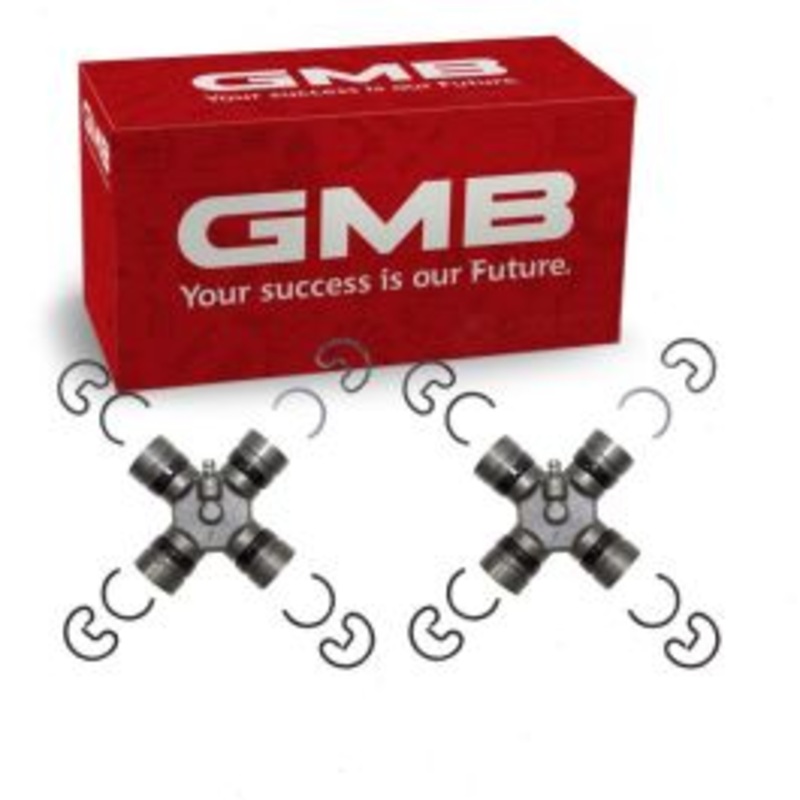 2 pc GMB Rear Shaft Front Center Universal Joints for 2006 Isuzu i-280