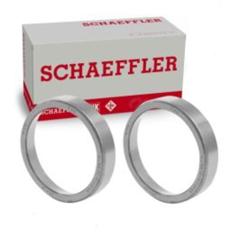 2 pc Schaeffler Front Inner Wheel Bearing Races for 1975-1977 Nissan 710