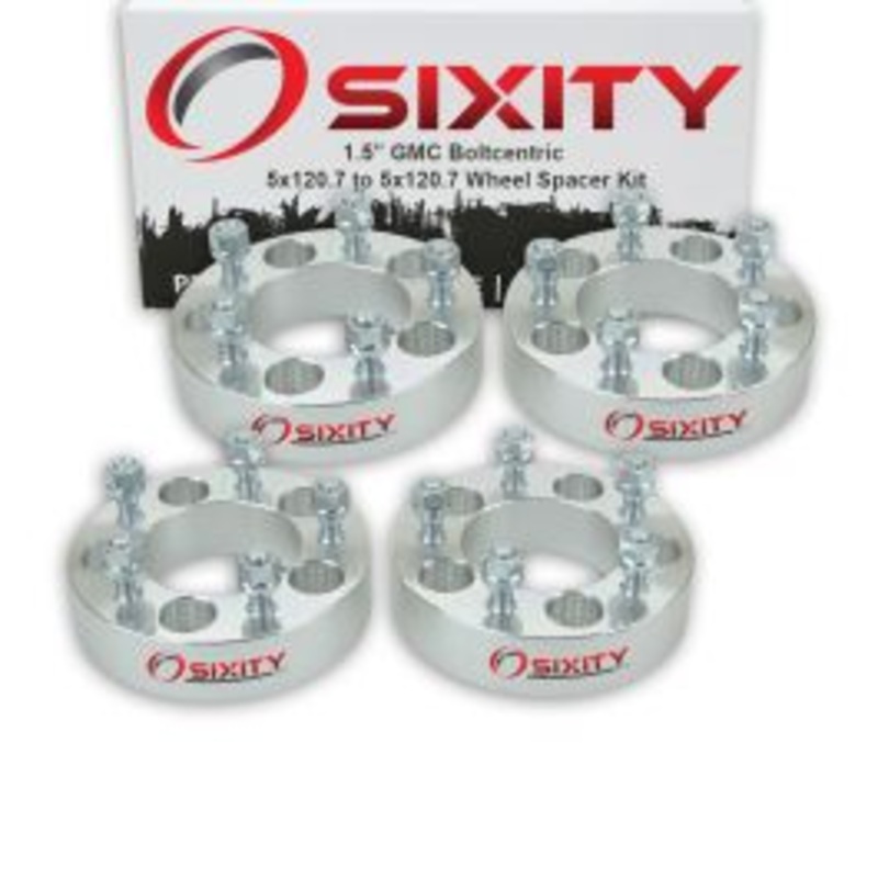 Sixity 4 pc 1.5" Thick Wheel Spacers - GMC Jimmy Sonoma - 5x120.7mm