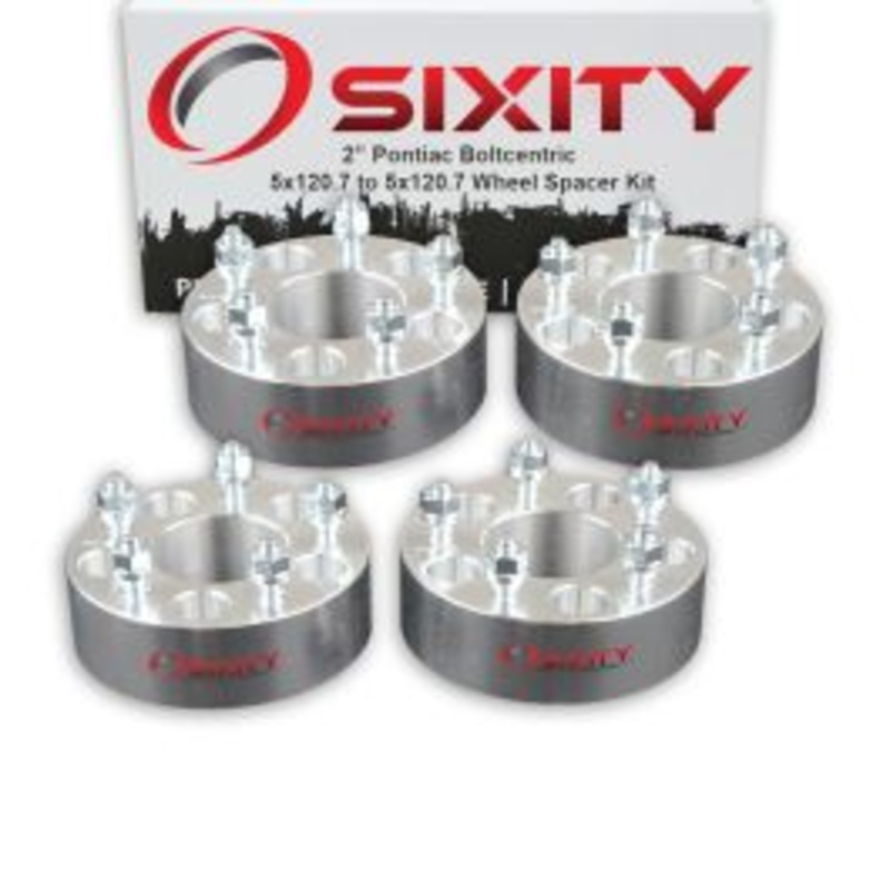 Sixity 4 pc 2" Thick Wheel Spacers - Pontiac Firebird Prix - 5x120.7mm