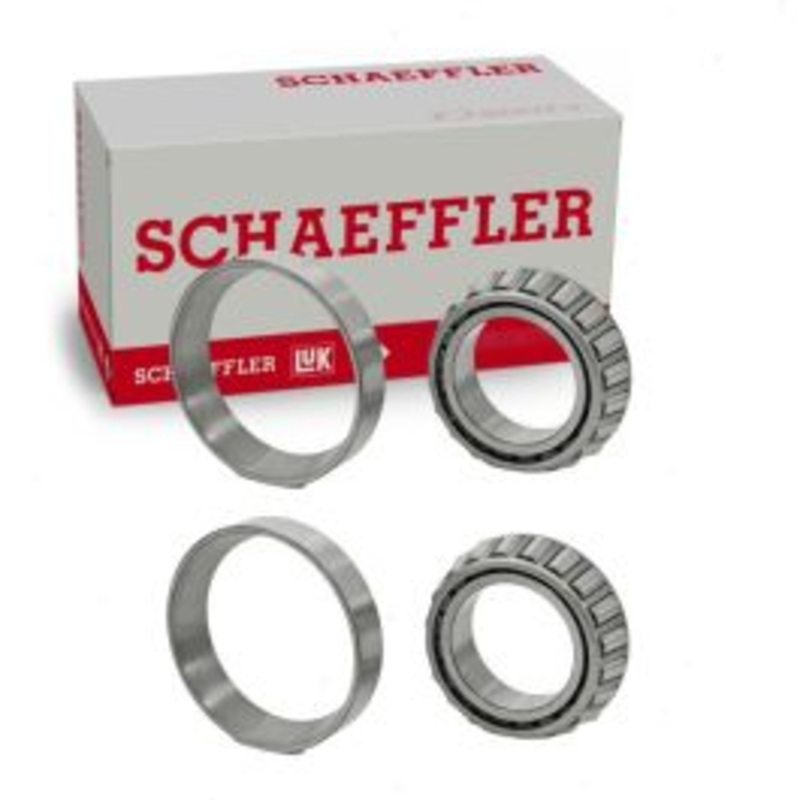 2 pc Schaeffler Rear Right Differential Bearings for 1984-1987 Audi 4000 Quattro