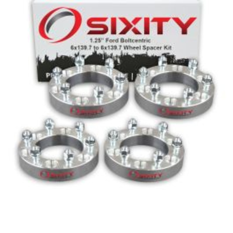 Sixity 4 pc 1.25" Thick Wheel Spacers - Ford Courier - 6x139.7mm