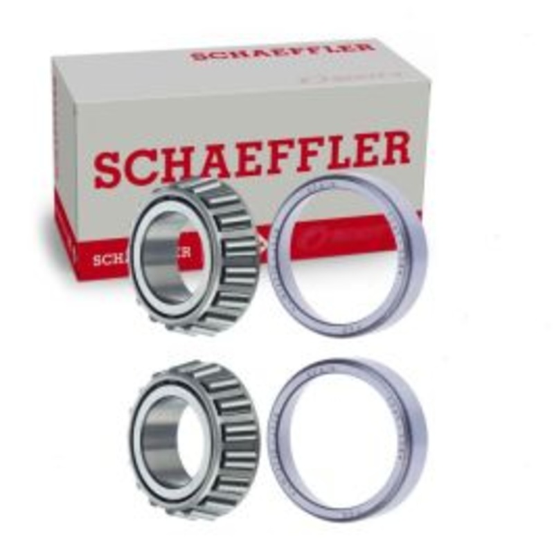 2 pc Schaeffler Front Outer Wheel Bearing Races for 1984-1986 Mercury Cougar