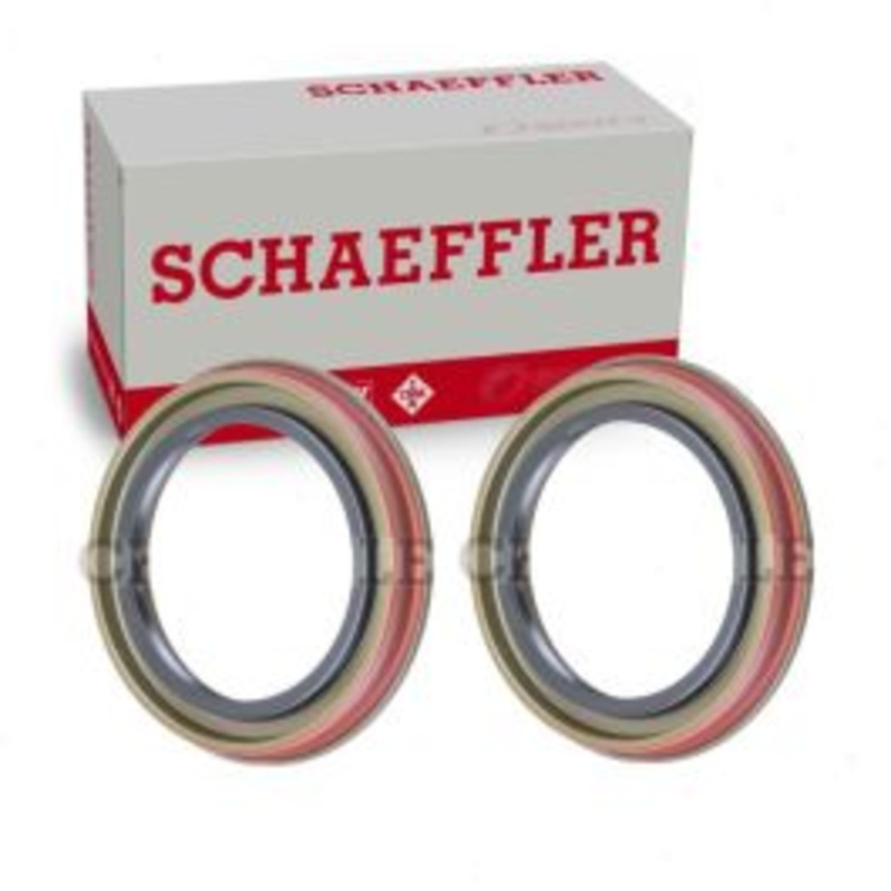 2 pc Schaeffler Rear Wheel Seals for 2004-2016 Ford E-350 Super Duty