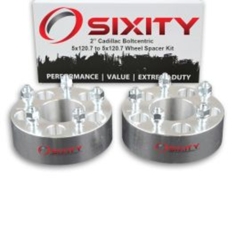 Sixity 2 pc 2" Thick Wheel Spacers - Cadillac El Dorado XLR - 5x120.7mm