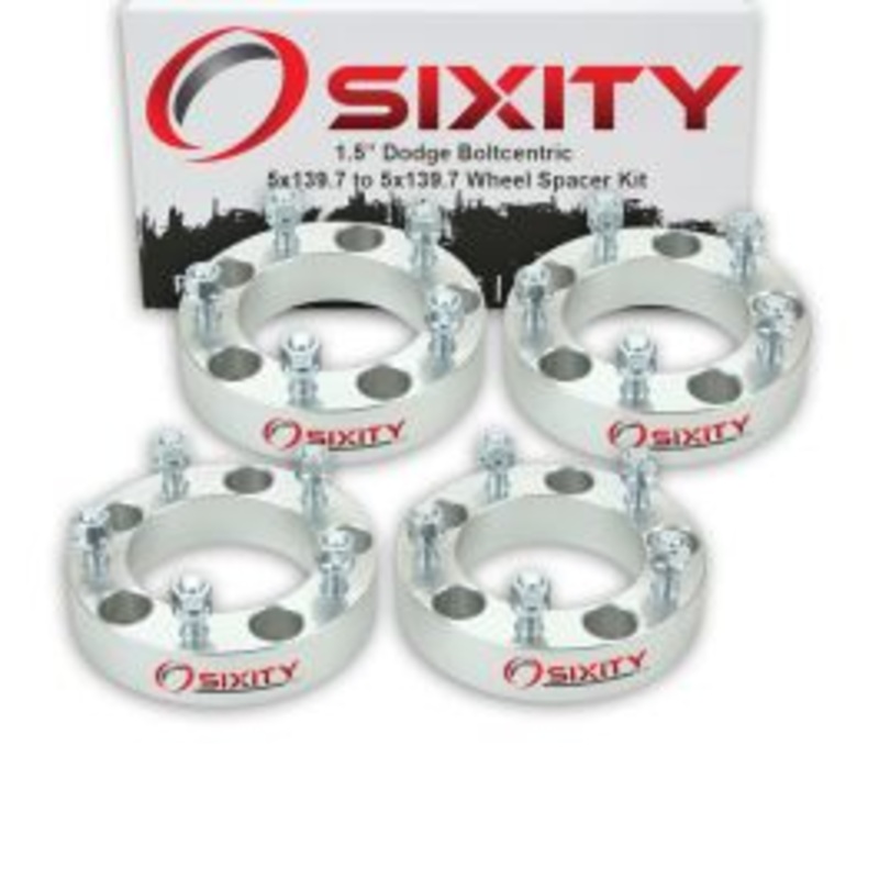 Sixity 4 pc 1.5" Thick Wheel Spacers - Dodge Ram 1500 2500 3500 - 5x139.7mm