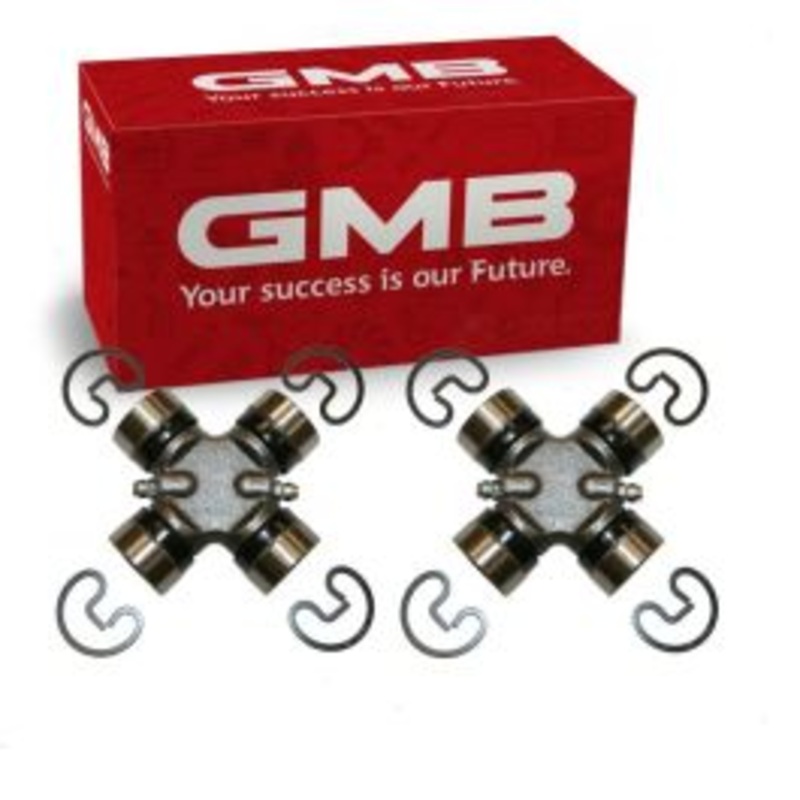 2 pc GMB Rear Shaft All Universal Joints for 1966-1973 Maserati Mexico