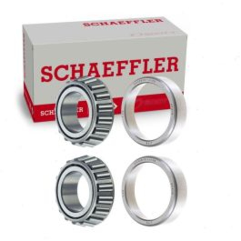 2 pc Schaeffler Front Outer Wheel Bearings for 1988-2000 Chevrolet C1500 4.3L 5.0L 5.7L V6 V8