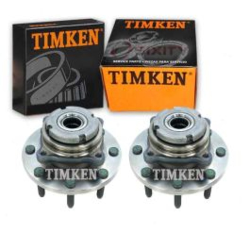 2 pc Timken Front Wheel Bearing Hub Assemblys for 1999-2001 Ford F-350 Super Duty
