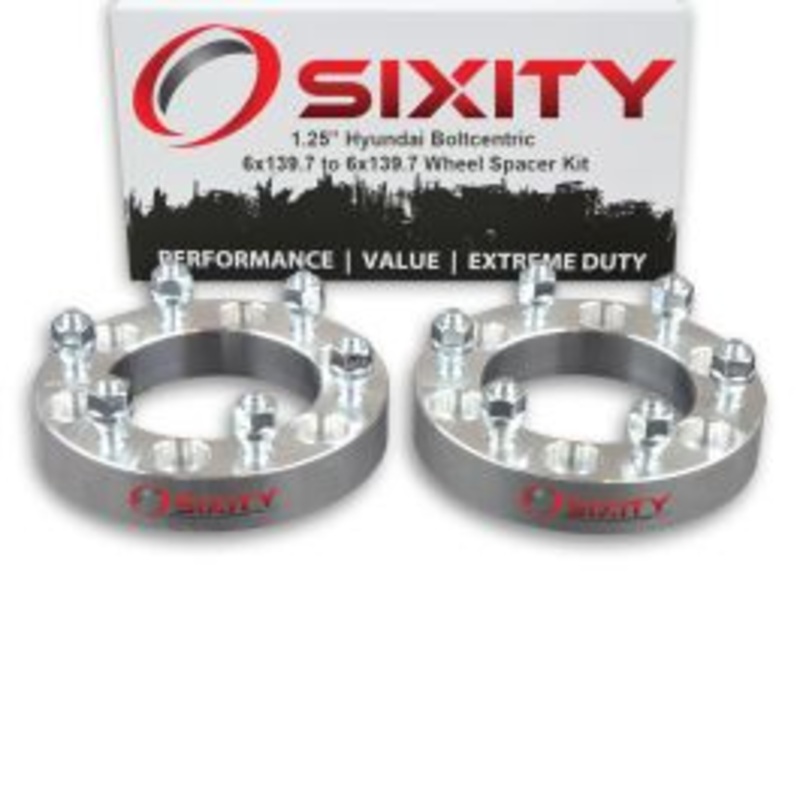 Sixity 2 pc 1.25" Thick Wheel Spacers - Hyundai Entourage - 6x139.7mm