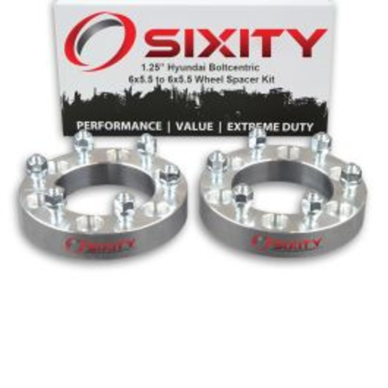 Sixity 2 pc 1.25" Thick Wheel Spacers - Hyundai Entourage - 6x5.5