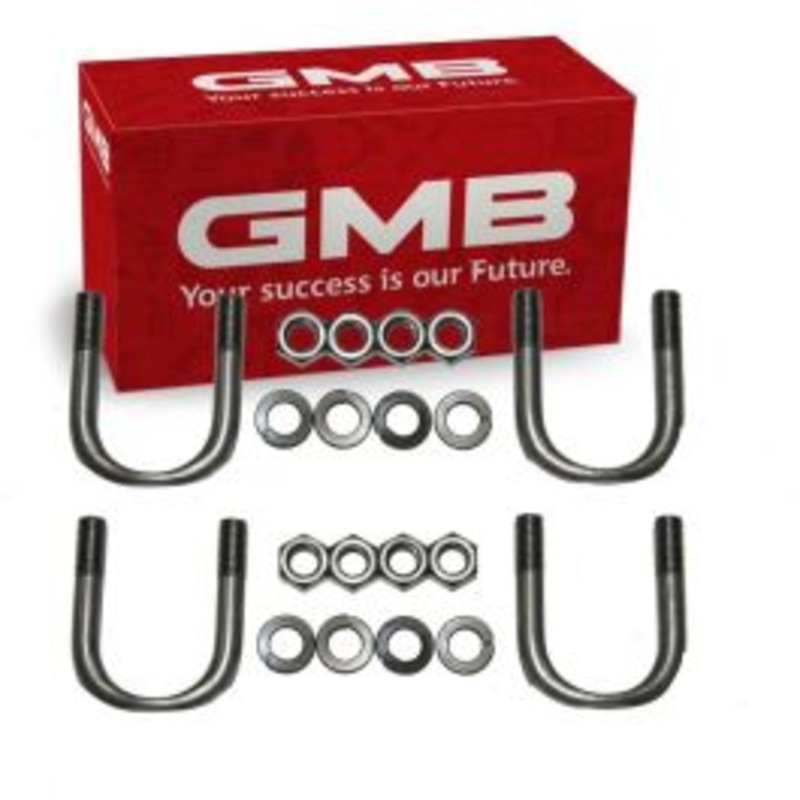 2 pc GMB Rear Shaft All Universal Joint U-Bolt Kit for 1965-1971 International M800