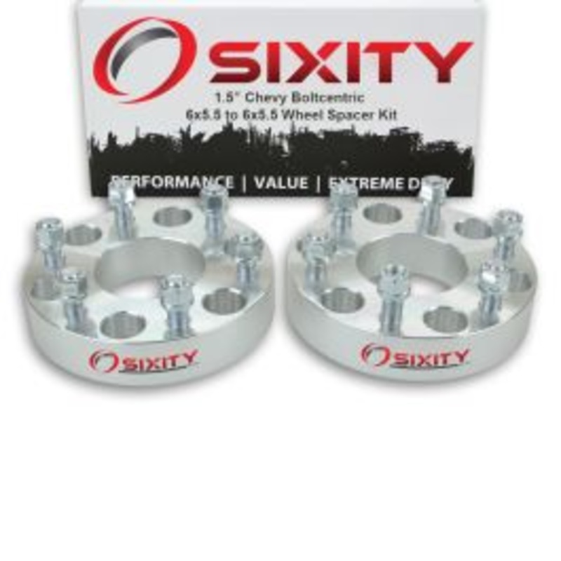 Sixity 2 pc 1.5" Thick Wheel Spacers - Chevy Astro Avalanche Chevy Pickup Express G30 - 6x5.5