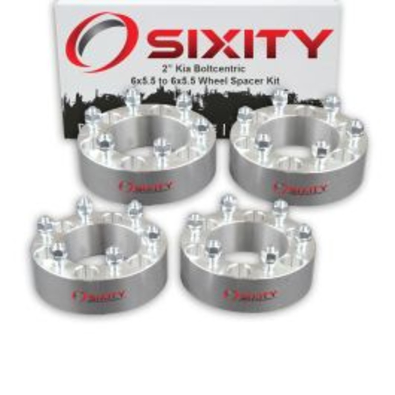 Sixity 4 pc 2" Thick Wheel Spacers - Kia Sedona - 6x5.5
