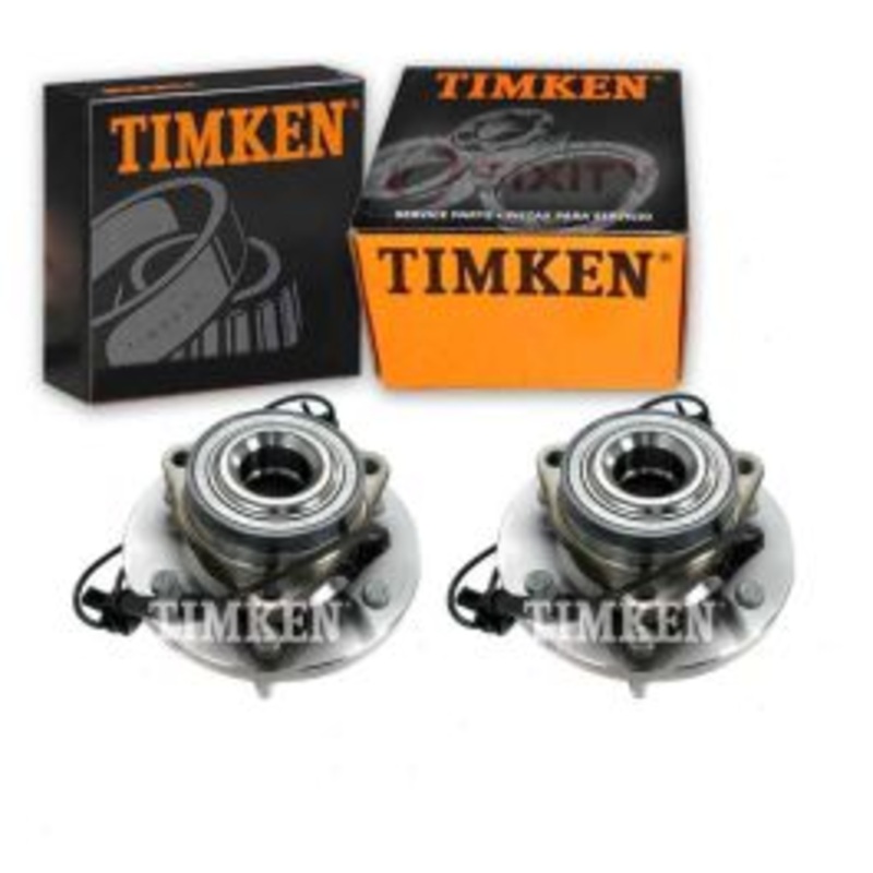 2 pc Timken Front Wheel Bearing Hub Assemblys for 2006-2008 Hummer H3