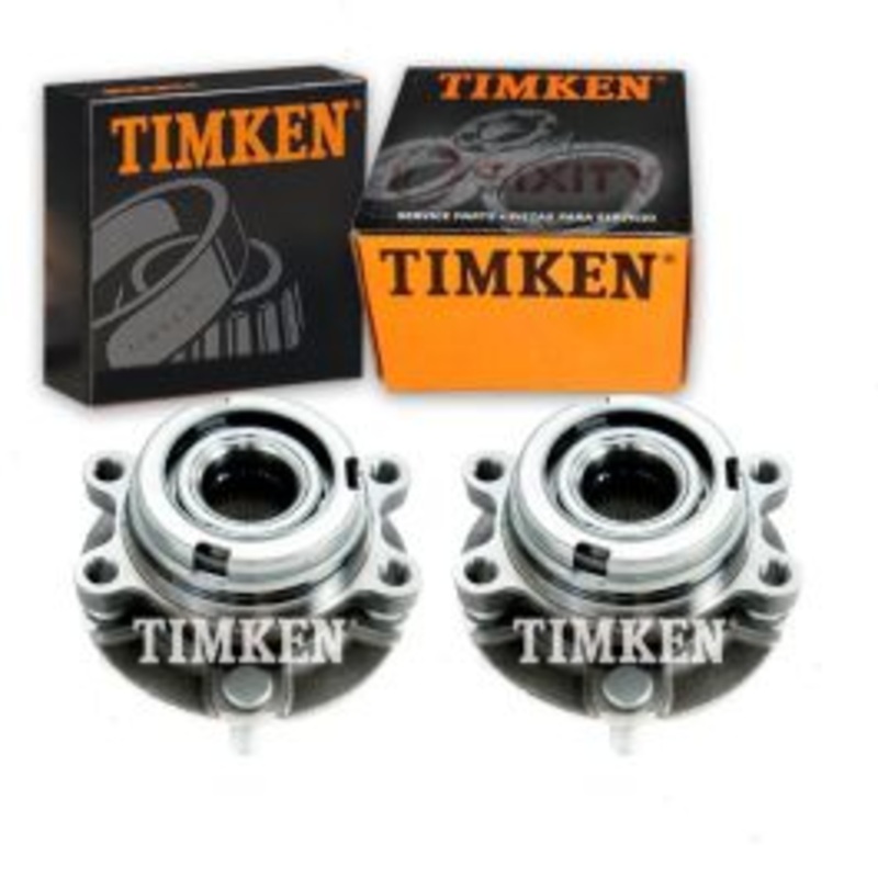2 pc Timken Front Wheel Bearing Hub Assemblys for 2013 Infiniti JX35