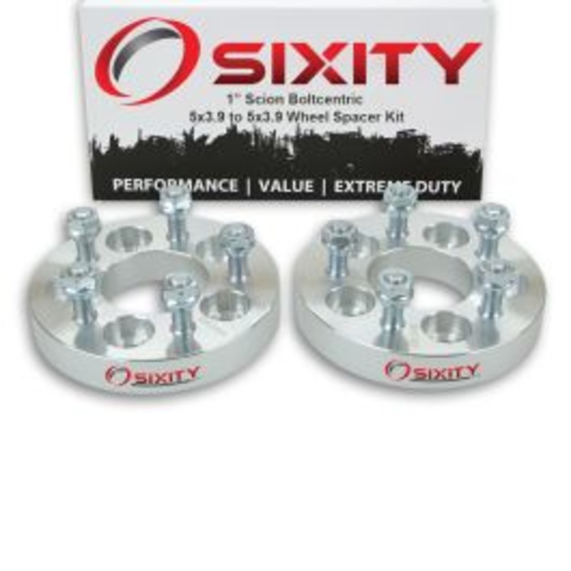 Sixity 2 pc 1" Thick Wheel Spacers - Scion tC xD - 5x3.9