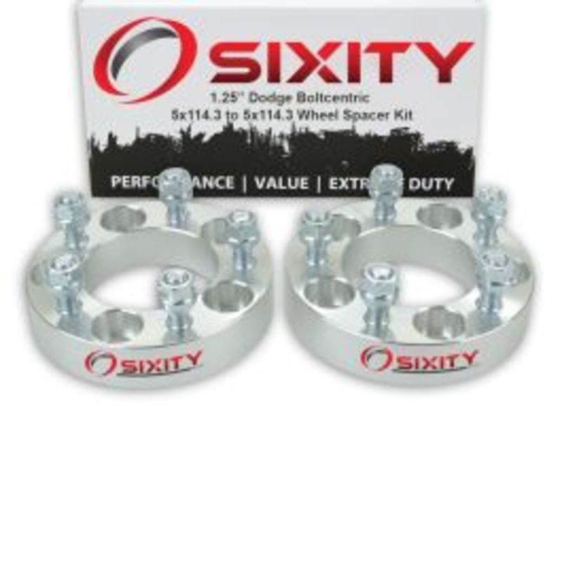 Sixity 2 pc 1.25" Thick Wheel Spacers - Dodge Coronet Monaco - 5x114.3mm