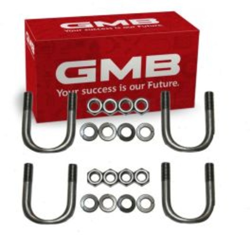 2 pc GMB Rear Shaft All Universal Joint U-Bolt Kit for 1987-2003 Ford Mustang 5.0L V8