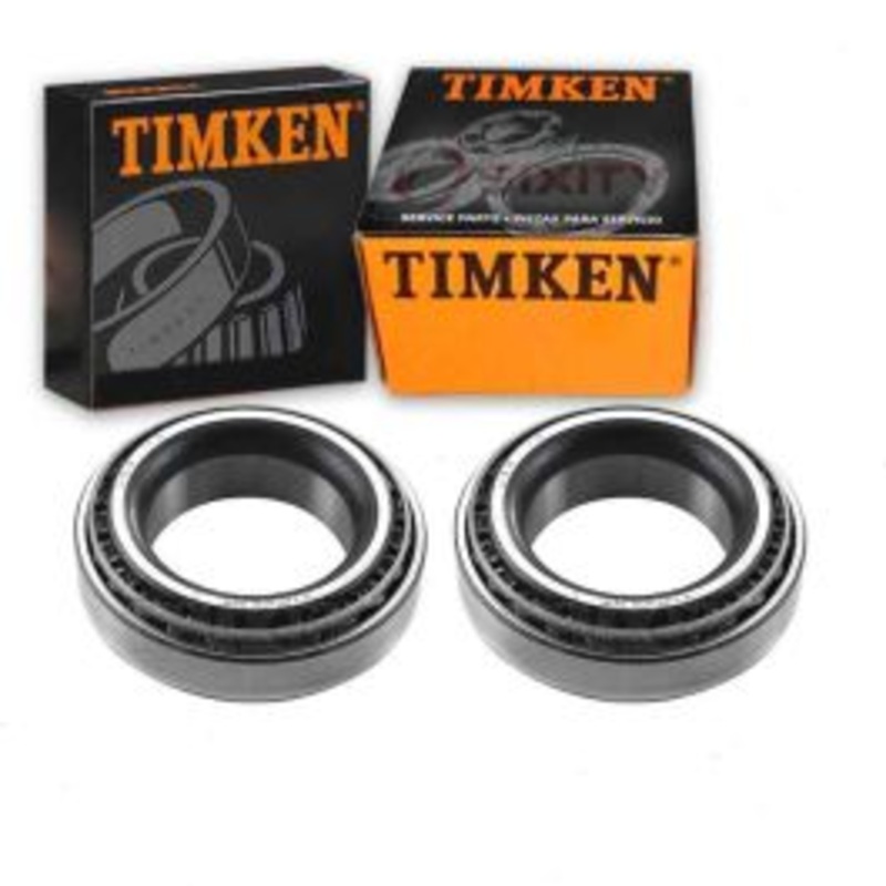 2 pc Timken Front Inner Wheel Bearing and Race Sets for 1979-1993 Ford Mustang 2.3L 2.8L 3.3L 3.8L L4 L6 V6