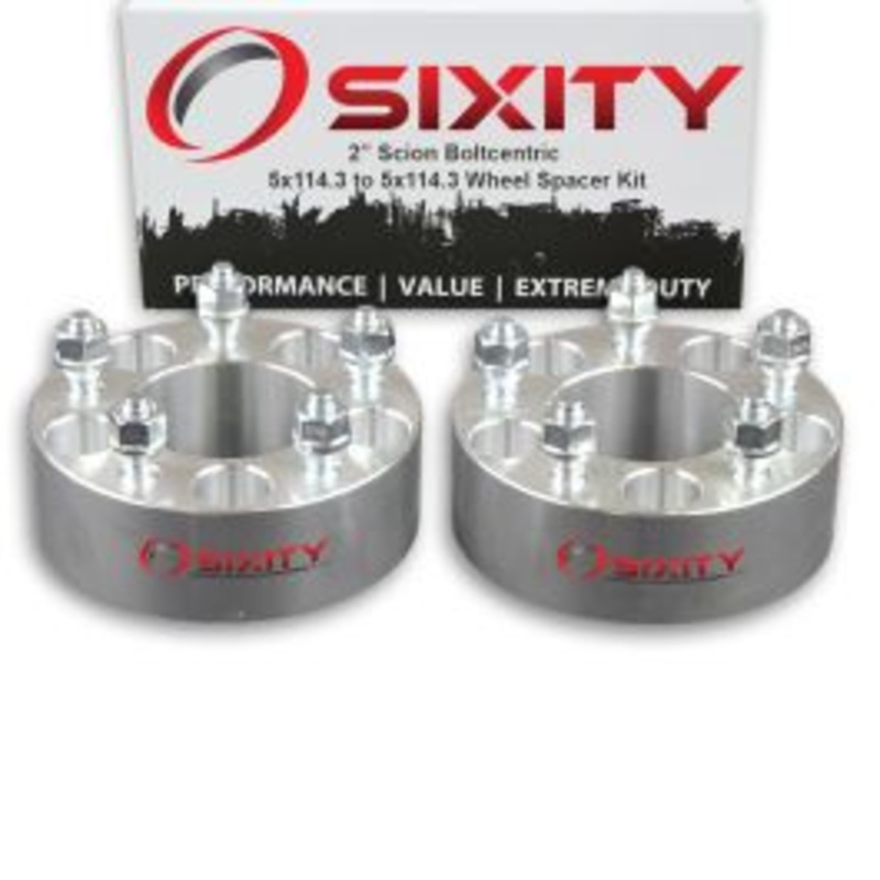 Sixity 2 pc 2" Thick Wheel Spacers - Scion xB - 5x114.3mm