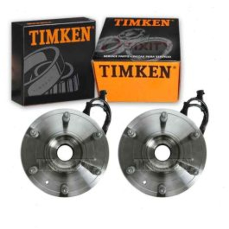 2 pc Timken Front Wheel Bearing Hub Assemblys for 2002-2006 Cadillac Escalade