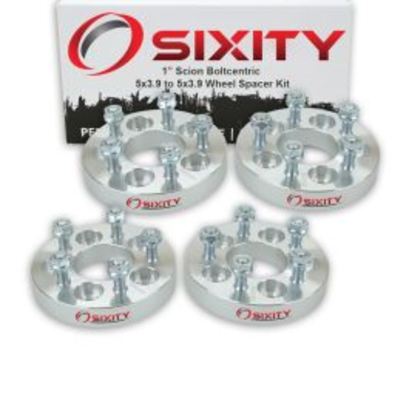 Sixity 4 pc 1" Thick Wheel Spacers - Scion tC xD - 5x3.9