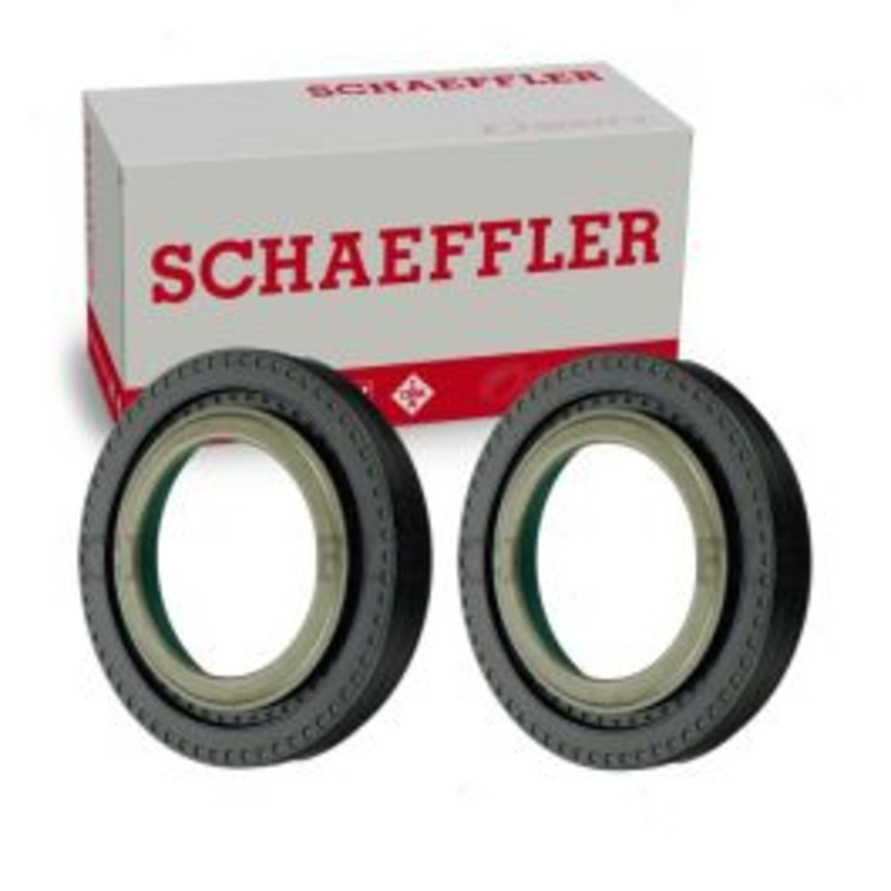 2 pc Schaeffler Front Outer Axle Shaft Seals for 2005-2018 Ford F-550 Super Duty