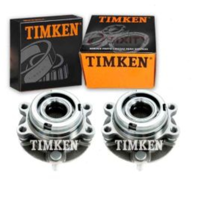 2 pc Timken Front Wheel Bearing Hub Assemblys for 2014-2018 Infiniti QX60