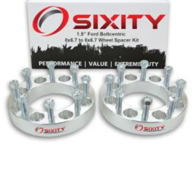 Sixity 2 pc 1.5" Thick Wheel Spacers - Ford E-350 Excursion F-250 F-350 Super Duty - 8x6.7