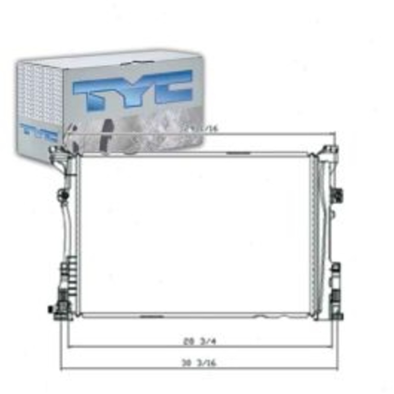 TYC 13432 Radiator Assembly