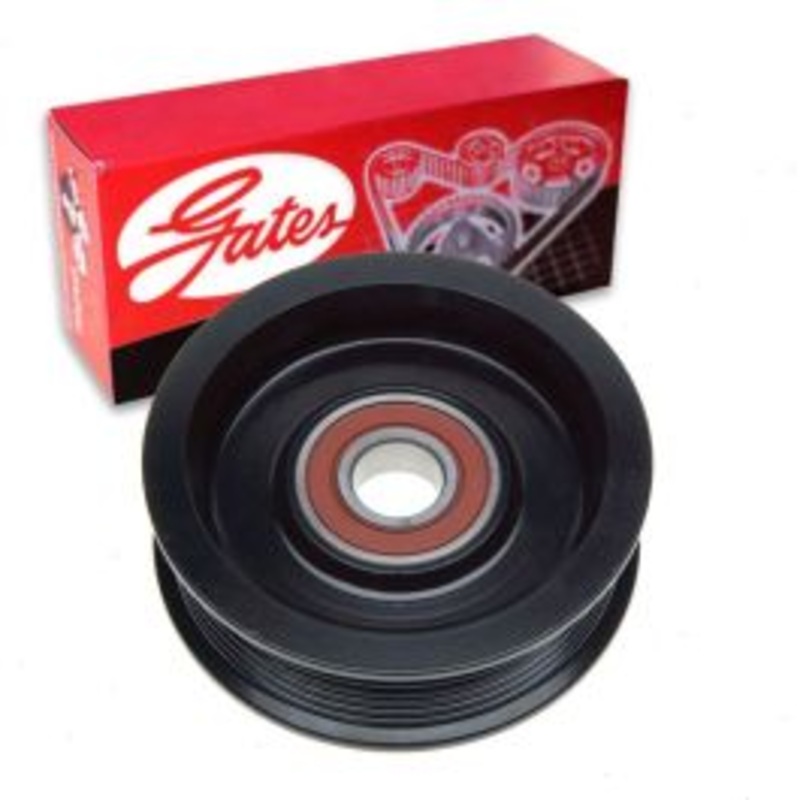 Gates DriveAlign Grooved Pulley Drive Belt Idler Pulley for 2007-2016 GMC Sierra 3500 HD 6.6L V8