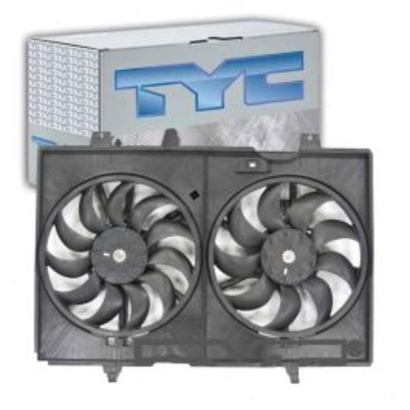 TYC 623490 Dual Radiator & Condenser Fan Assembly