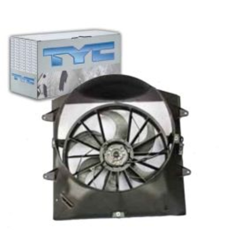 TYC 621130 Dual Radiator & Condenser Fan Assembly