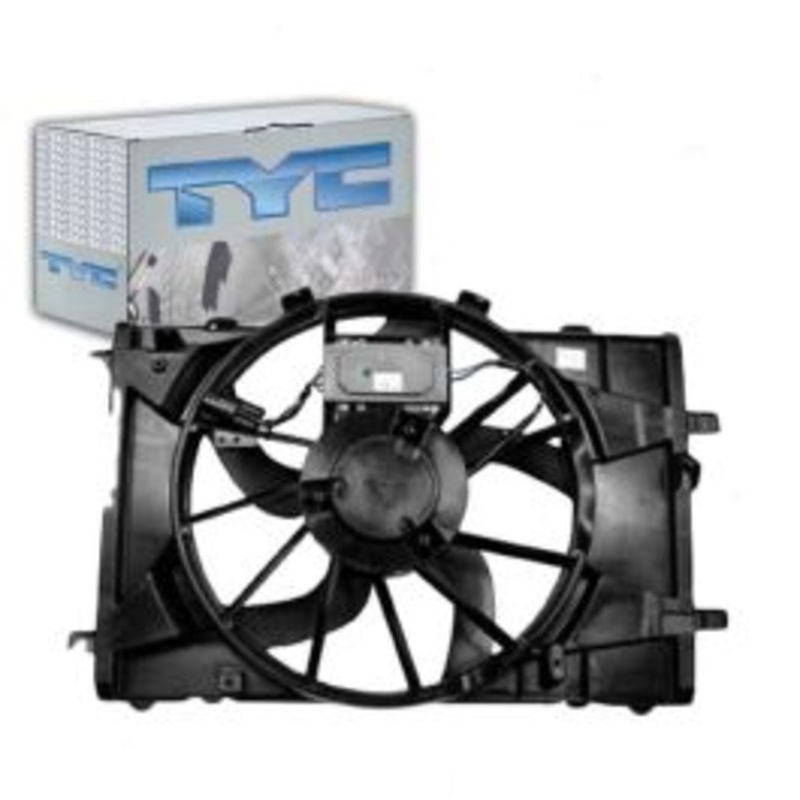 TYC 622430 Dual Radiator & Condenser Fan Assembly