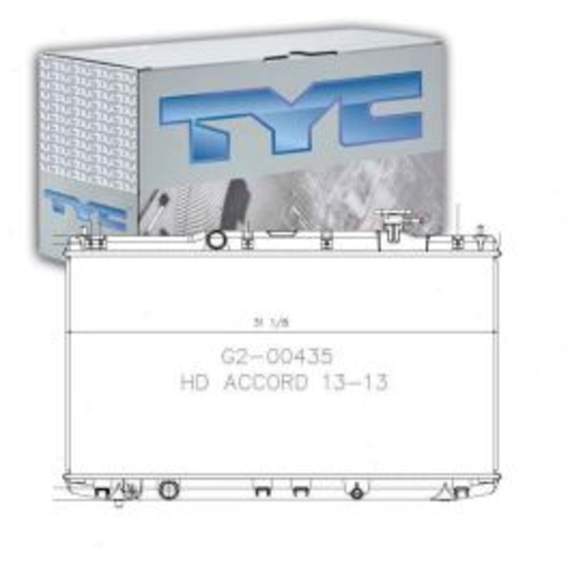TYC Radiator for 2015-2020 Acura TLX 2.4L L4
