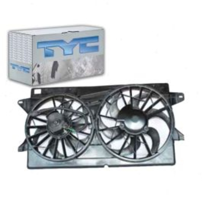 TYC Dual Radiator & Condenser Fan Assembly for 2004-2007 Mercury Monterey