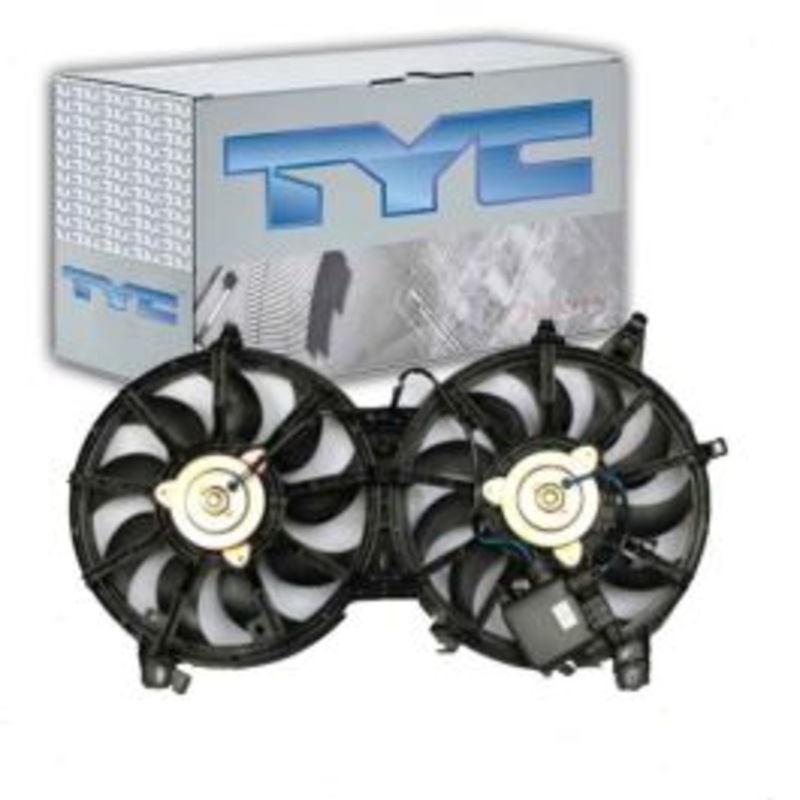 TYC Dual Radiator & Condenser Fan Assembly for 2008-2013 Infiniti G37