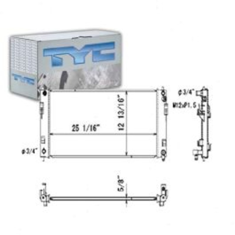 TYC Radiator for 2011-2012 Nissan Leaf