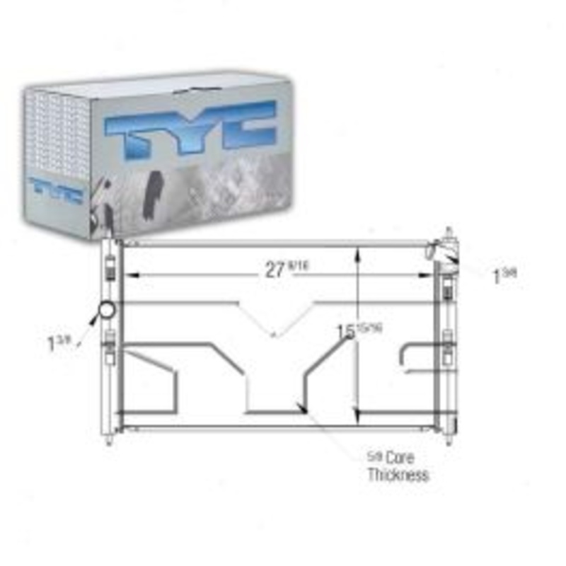 TYC Radiator for 2014-2015 Mitsubishi Lancer 2.0L 2.4L L4