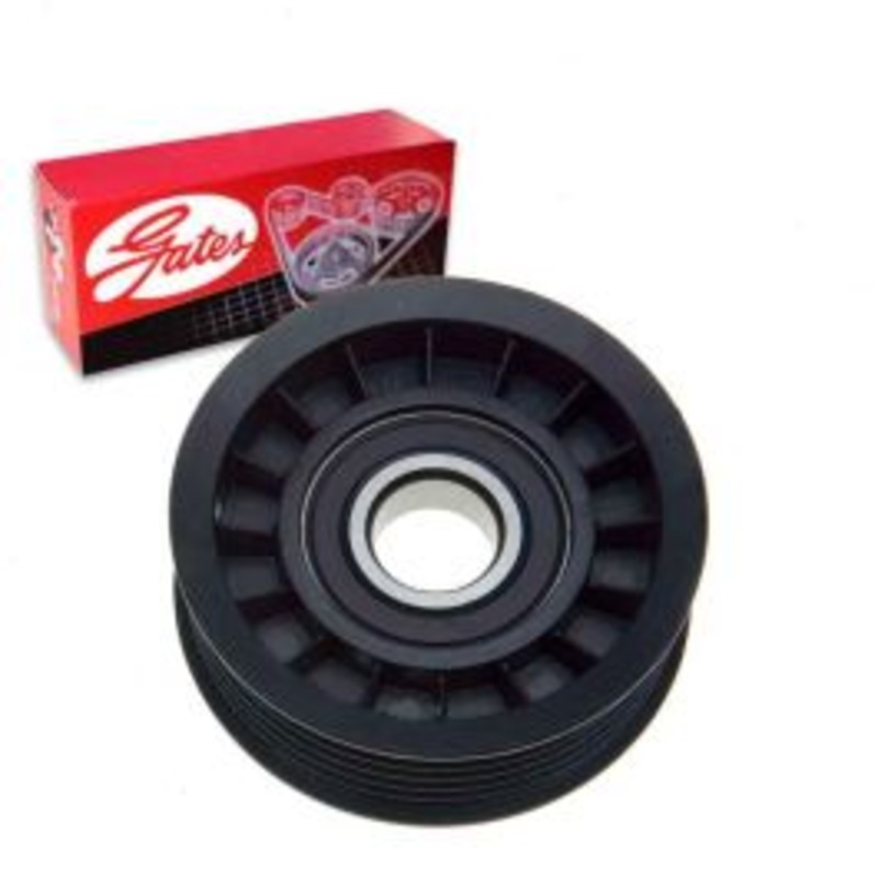 Gates DriveAlign Alternator Water Pump Power Steering Lower  Drive Belt Idler Pulley for 2003-2005 BMW Z4 2.5L 3.0L L6