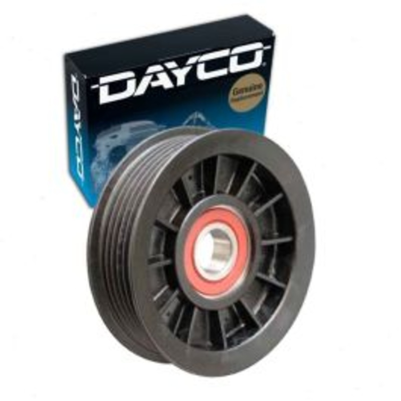 Dayco Grooved Pulley Drive Belt Idler Pulley for 2003 Ford E-150 Club Wagon 4.2L V6