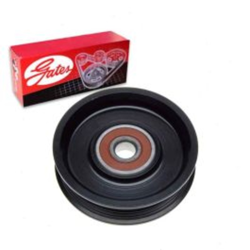 Gates DriveAlign Power Steering Water Pump Drive Belt Idler Pulley for 1995-1998 Nissan 200SX 1.6L 2.0L L4