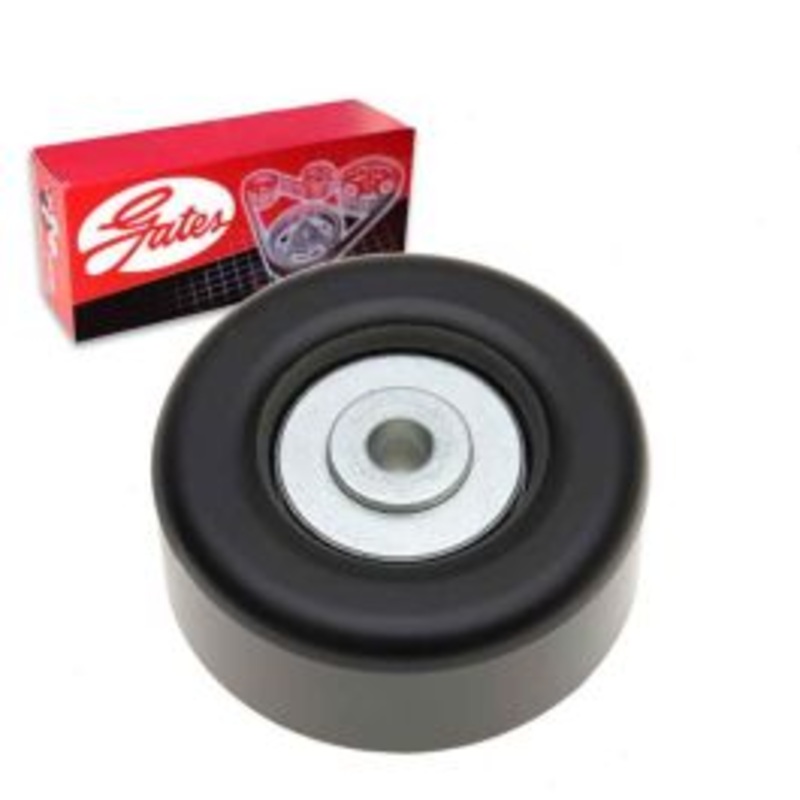 Gates DriveAlign Smooth Pulley Drive Belt Idler Pulley for 2001-2006 GMC Sierra 3500 6.6L V8
