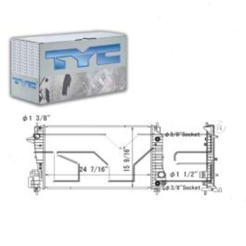 TYC Radiator for 2012-2016 Chevrolet Sonic 1.4L L4