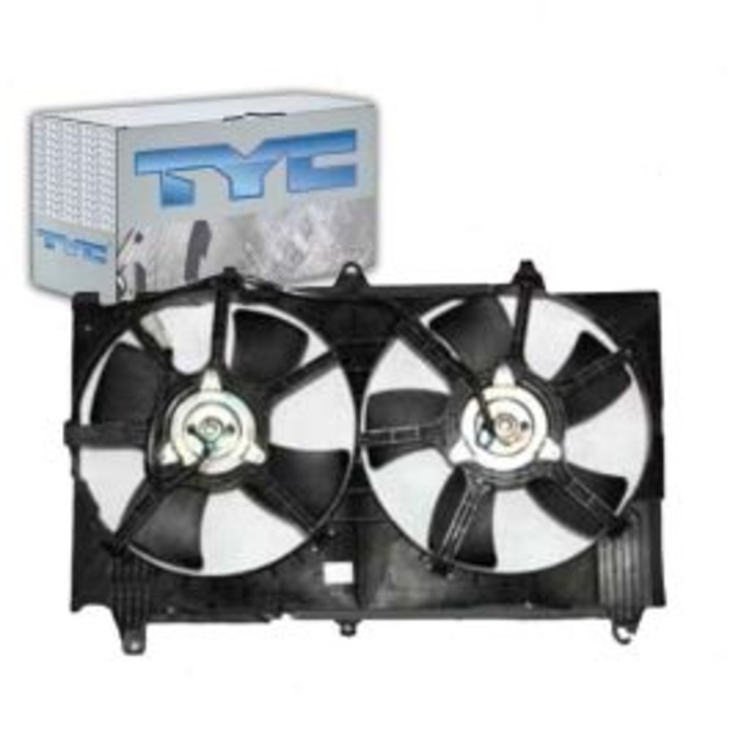 TYC 620980 Dual Radiator & Condenser Fan Assembly